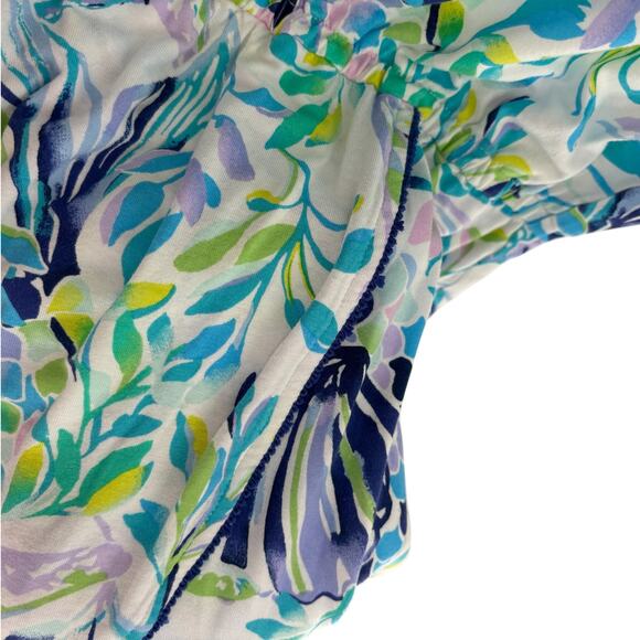 Lilly Pulitzer Resort White Shell Beach Jarrett Sleeveless Romper - Picture 7 of 12